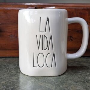 Rae Dunn White 'La Vida Loca' Mug
